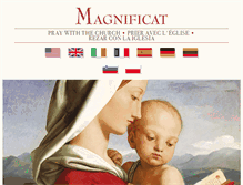 Tablet Screenshot of magnificat.net